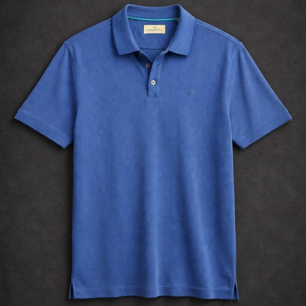 Tommy Bahama IslandZone Polo XL Blue Performance Stretch Golf Casual Shirt